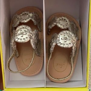 New In Box Jack Rogers Baby Lauren Sandals, Sz 3